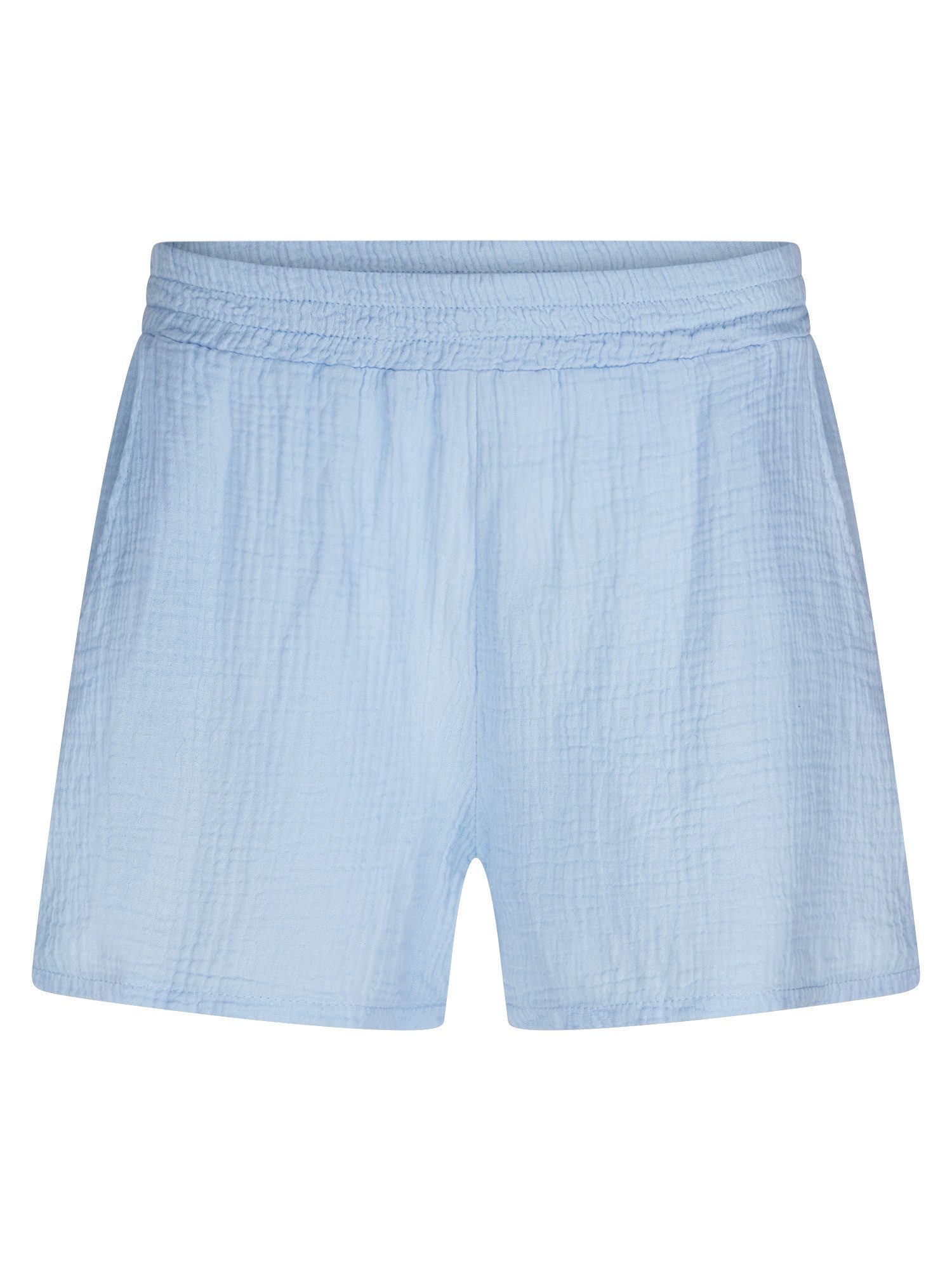 SASSYCLASSY Shorts High-Waist Musselin Shorts Damen aus Baumwolle Musselinh günstig online kaufen