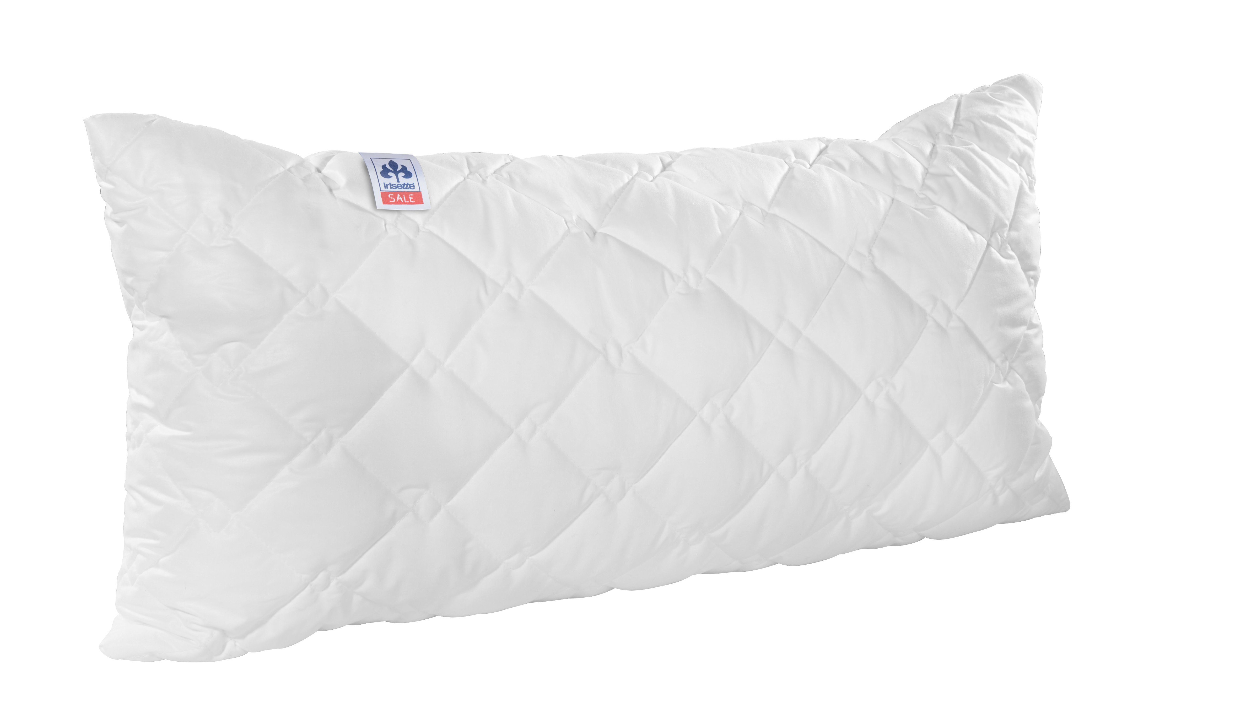 Irisette Sale Baumwollkissen Kopfkissen Irisette Lara, Füllung: 100% Polyester - Hohlfaserkugeln, Bezug: weich und hautsympathisch, Seitenschläfer, Rückenschläfer, Bauchschläfer, waschbar bis 95°C, allergikergeeignet