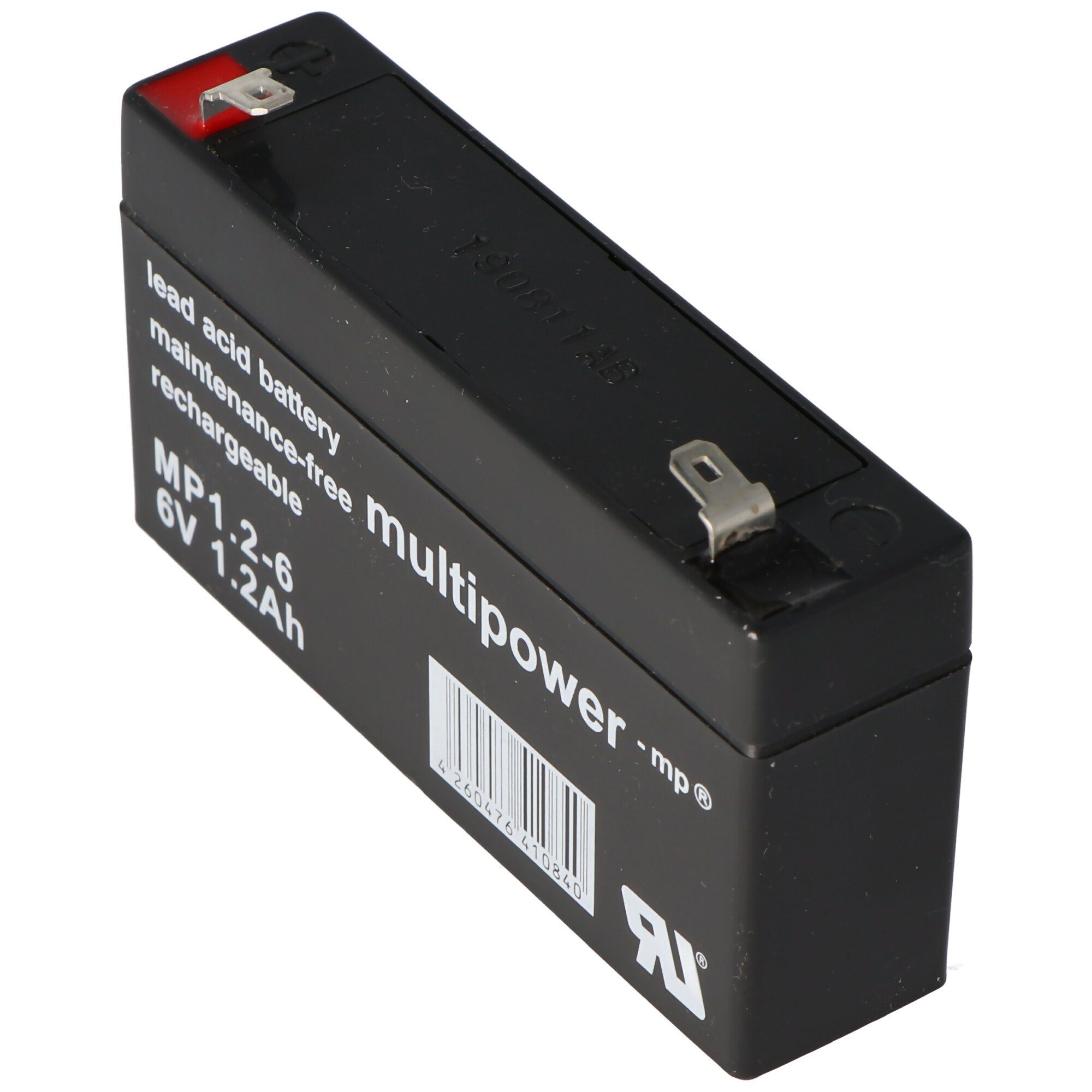 4,8 Volt Akku mAh (6,0 Blei, Multipower 1200mAh, Multipower MP1.2-6 1200 6 PB Akku Anschluss V)