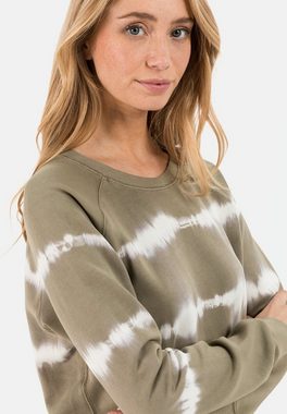 camel active Sweatshirt mit Tie-Dye Effekt