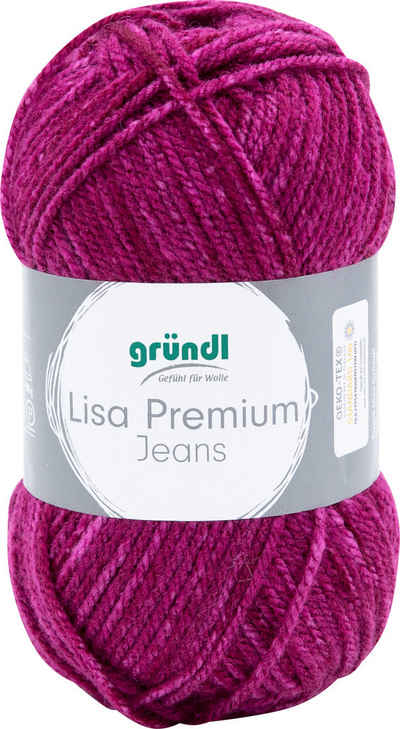 Gründl Wolle Lisa Premium Jeans Häkelwolle, 50 g