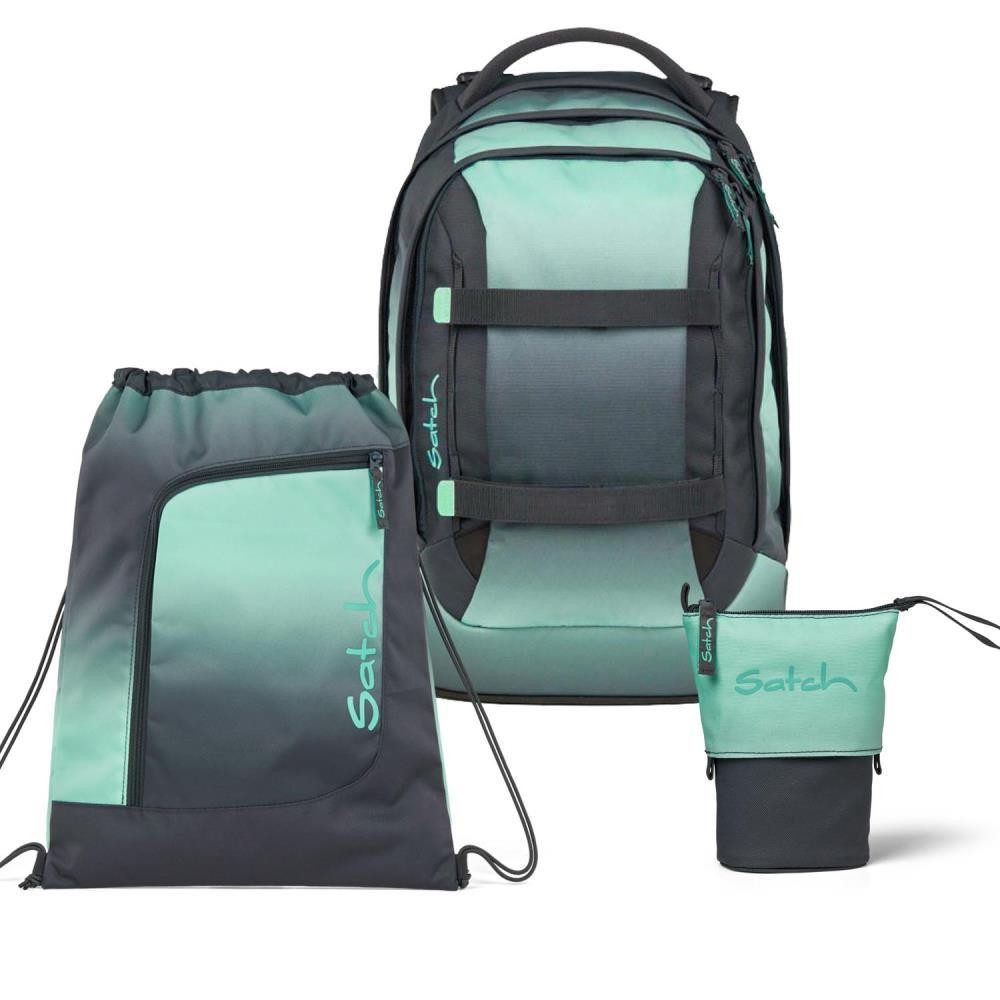 Satch Schulrucksack Pack (3tlg., inkl. Pencil Slider und Sportbeutel)