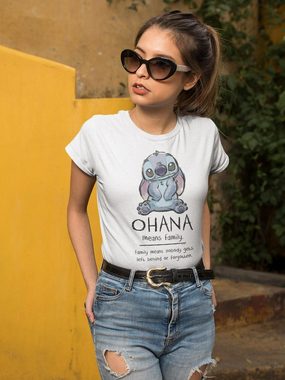 Disney T-Shirt Lilo & Stitch Ohana Means Family