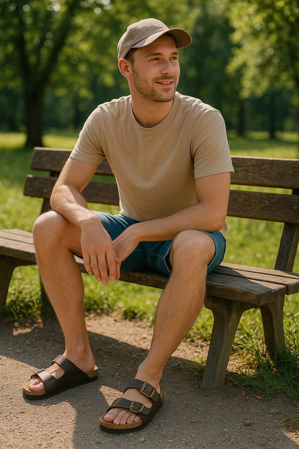 Lico Trekkingpantolette "Amalfi" Sandale braun Pantoffel Herren von Oefele günstig online kaufen