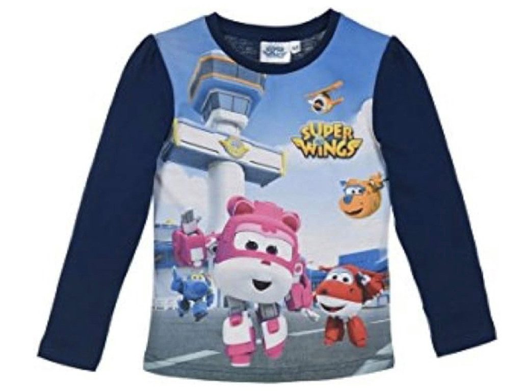 Super Wings Langarmshirt in mehreren Farben Gr.98