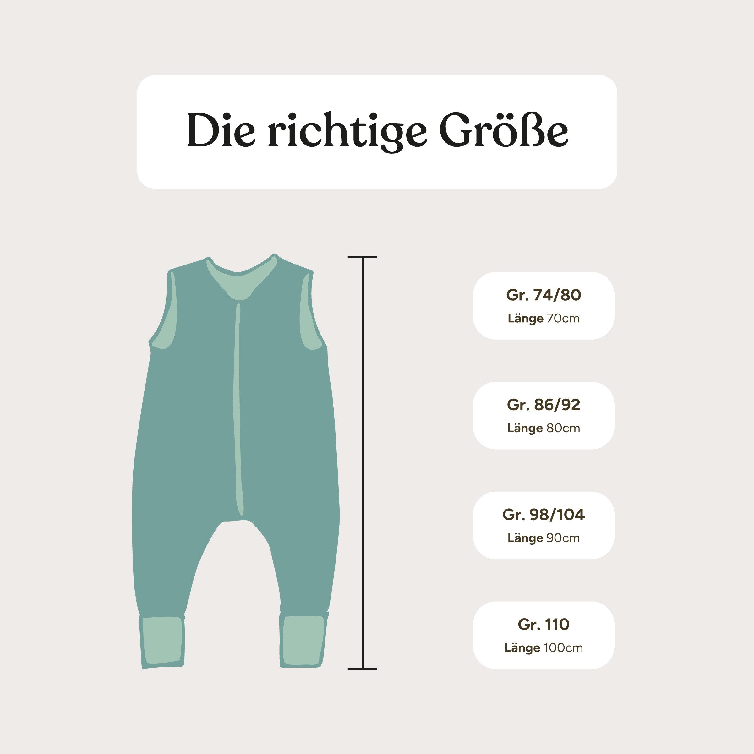 Ehrenkind Babyschlafsack Schlafsack mit Füßen 2.5 TOG, Bio-Baumwolle, Ganzjahr (Standard by OEKO-TEX, 100% Bio-Baumwolle, Ganzjahresschlafsack mit Beinen, 2.5 TOG), Baby Schlafsack, Schlafsack Baby
