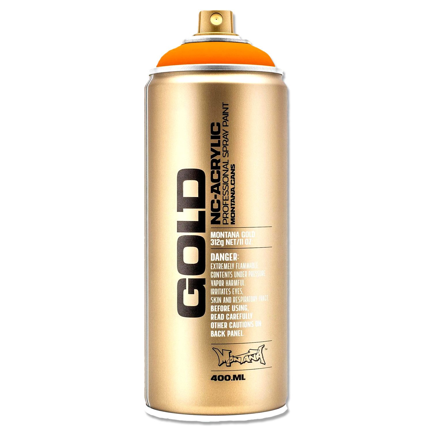 Montana Cans Sprühlack Sprühlack, Montana GOLD, Fluoreszierend, 400ml, Farbauswahl