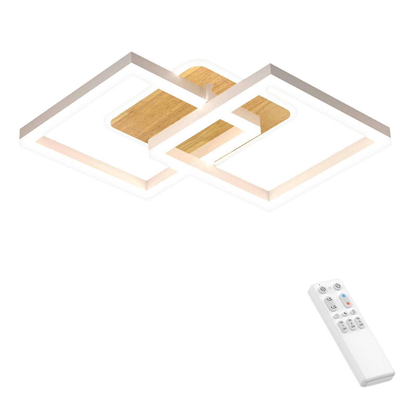 ANTEN Deckenleuchte LED Decken-Lampe Dimmbar Wohnzimmer günstig online kaufen