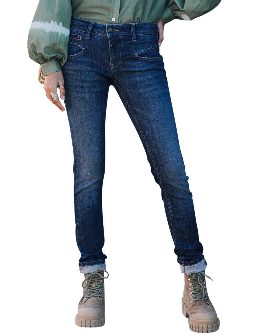 Porter Freeman Denim mit Style Super 4-Pocket Slim-fit-Jeans T. Alexa Fever slim Stretch stretch