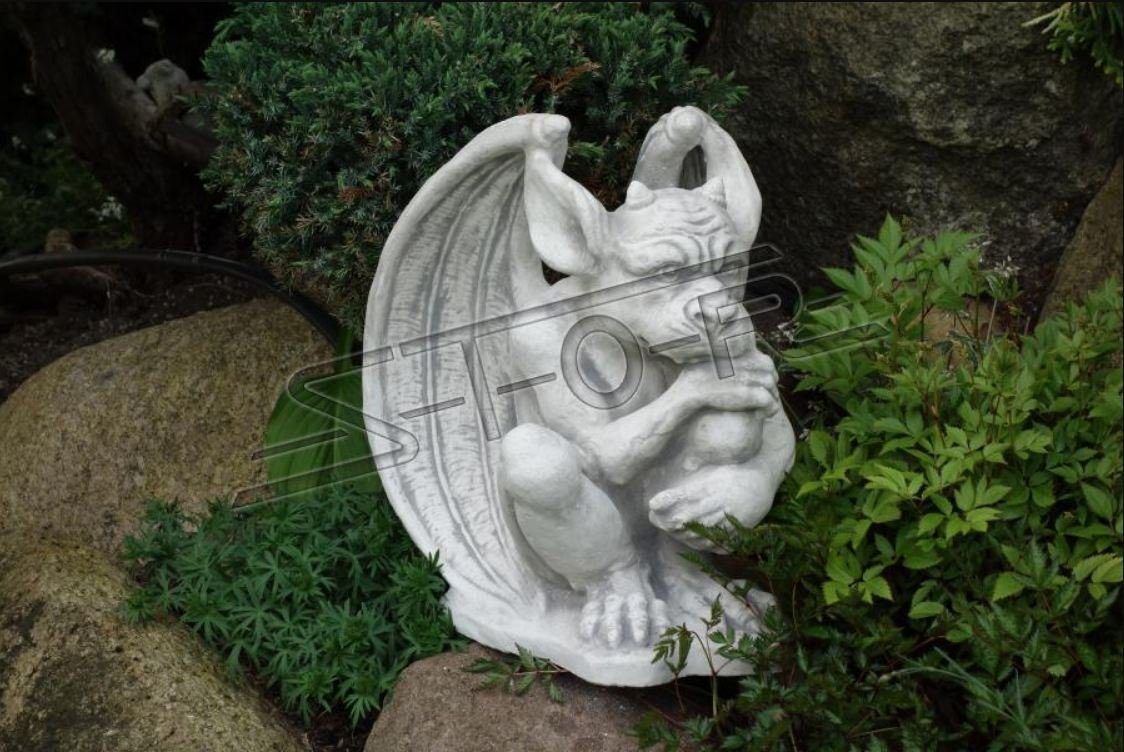 JVmoebel Skulptur Figur Statuen Kind Garten Figuren Drachen Skulptur Skulpturen