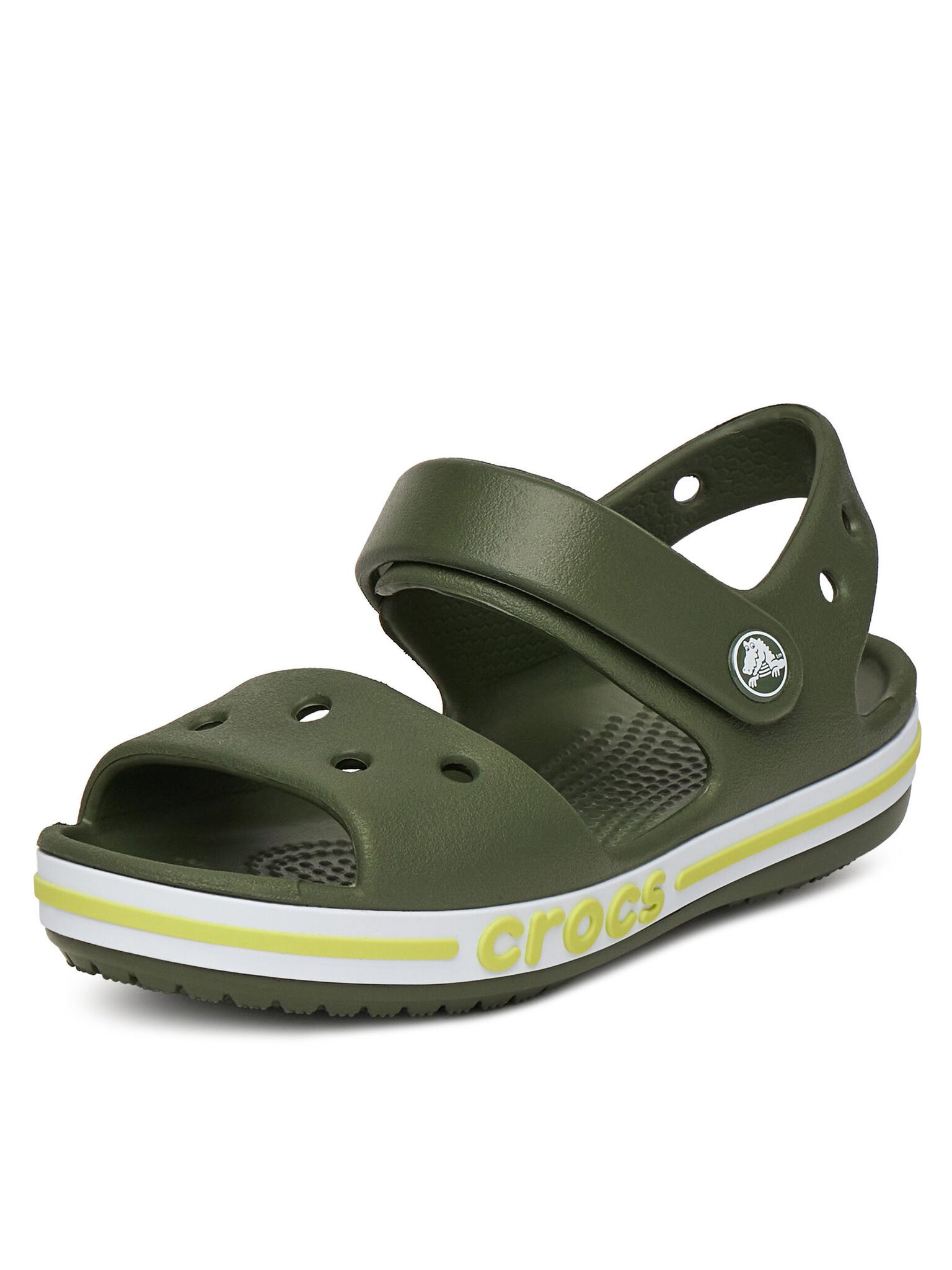 Crocs Crocs Mädchen Sandalen Crocs-BAYABAND SANDAL K 211054-309 Grün Grün Sandale
