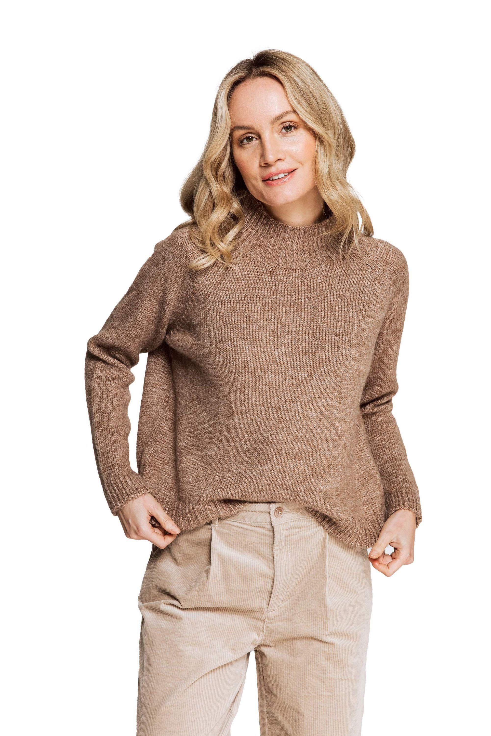 Zhrill Sweatshirt Pullover AINO (0-tlg) Brown