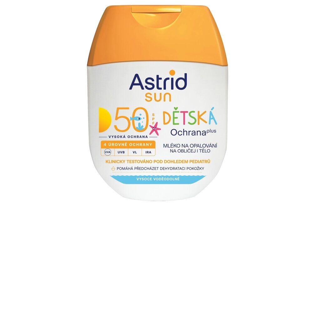 Sonnenschutzcreme Kinderlotion für Gesicht und Körper zum Bräunen SPF 50 Sun 60 ml