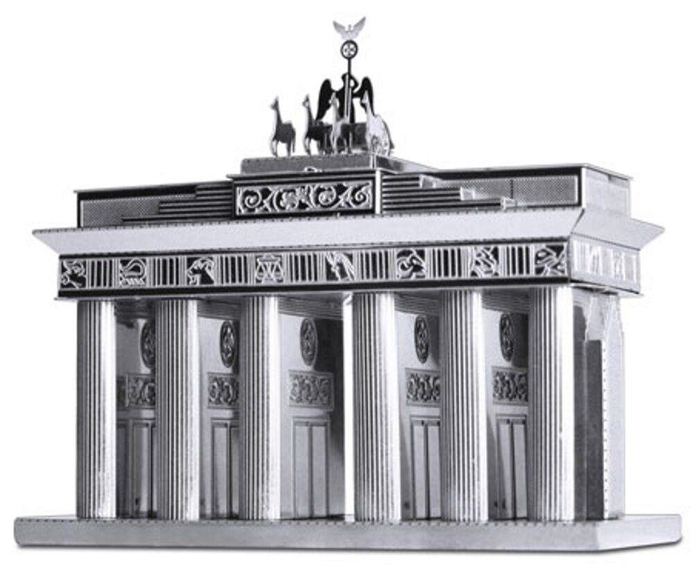 Invento Puzzle Metal Earth, Brandenburger Tor - 3D Metall Puzzle, Puzzleteile
