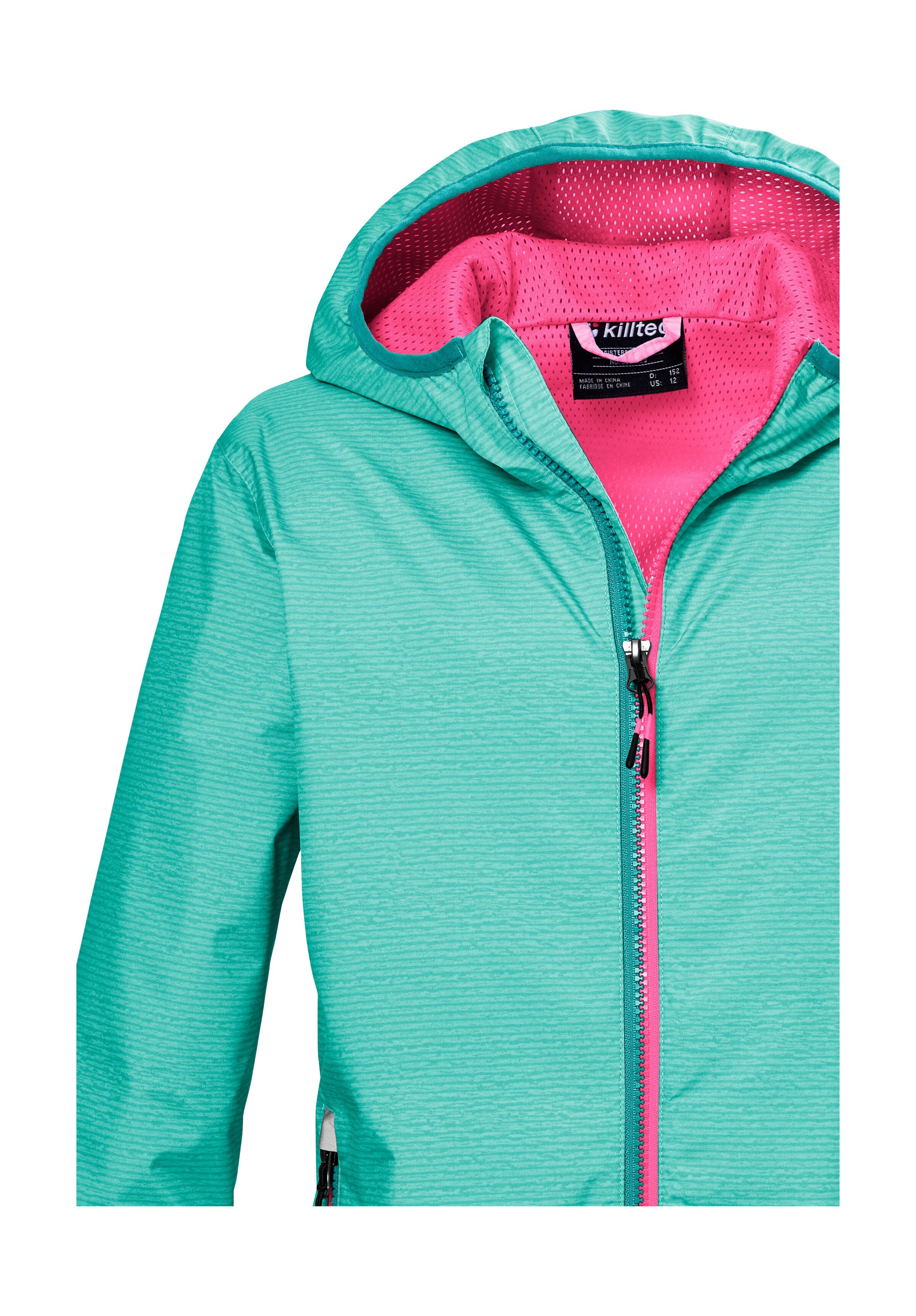 Killtec Funktionsjacke KOS 138 GRLS JCKT Kinderjacke: wasserdicht, reflektierend, elastisch