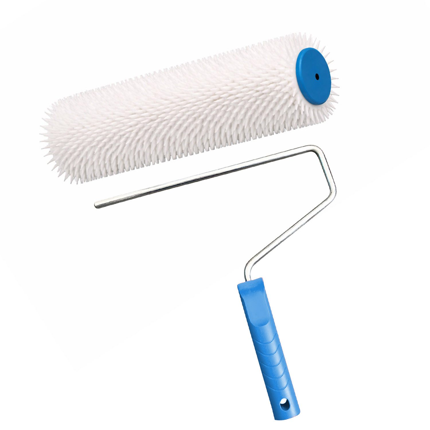 BEKATEQ Lüfterwalze BE-76W Nagelwalze Entlüftungsroller (Nagelwalze, 1-St., 25cm Stachelwalze), Entlüftungsroller für Bodenfarbe Ausgleichsmasse Verlaufsbeschichtung
