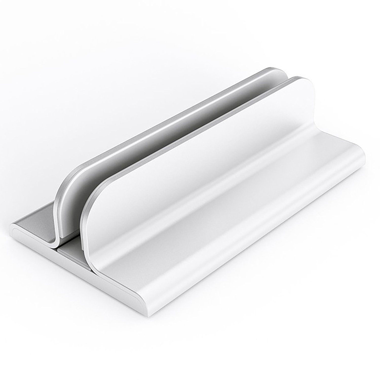 SLABO Laptop-Ständer Notebookhalterung Laptopständer für MacBook, Air, Mac Book Pro, alle Notebooks, Laptops, Tablets "Aluminium" - SILBER