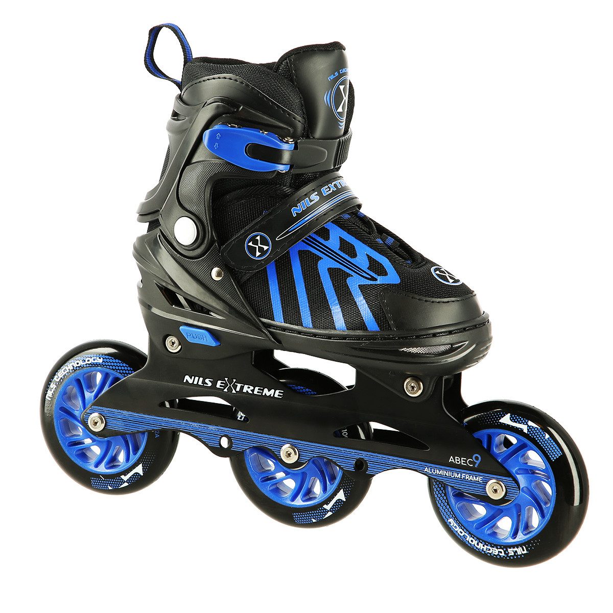 NILS EXTREME Inlineskates Inliner verstellbare Inline Skates, Größe 29-43 Speedskates, für Groß und Klein