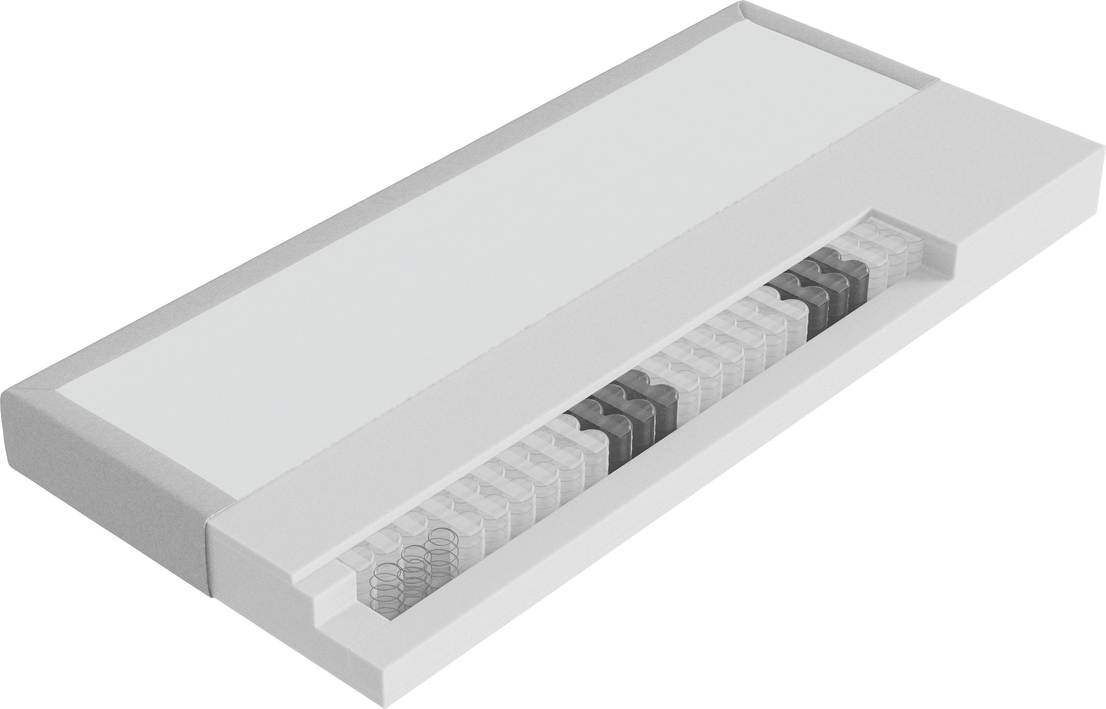 Verstellung, mit TCM Topper trendline Boxspringbett ADA Edina, dunkelblau 96 und motorischer Matratzen inklusive