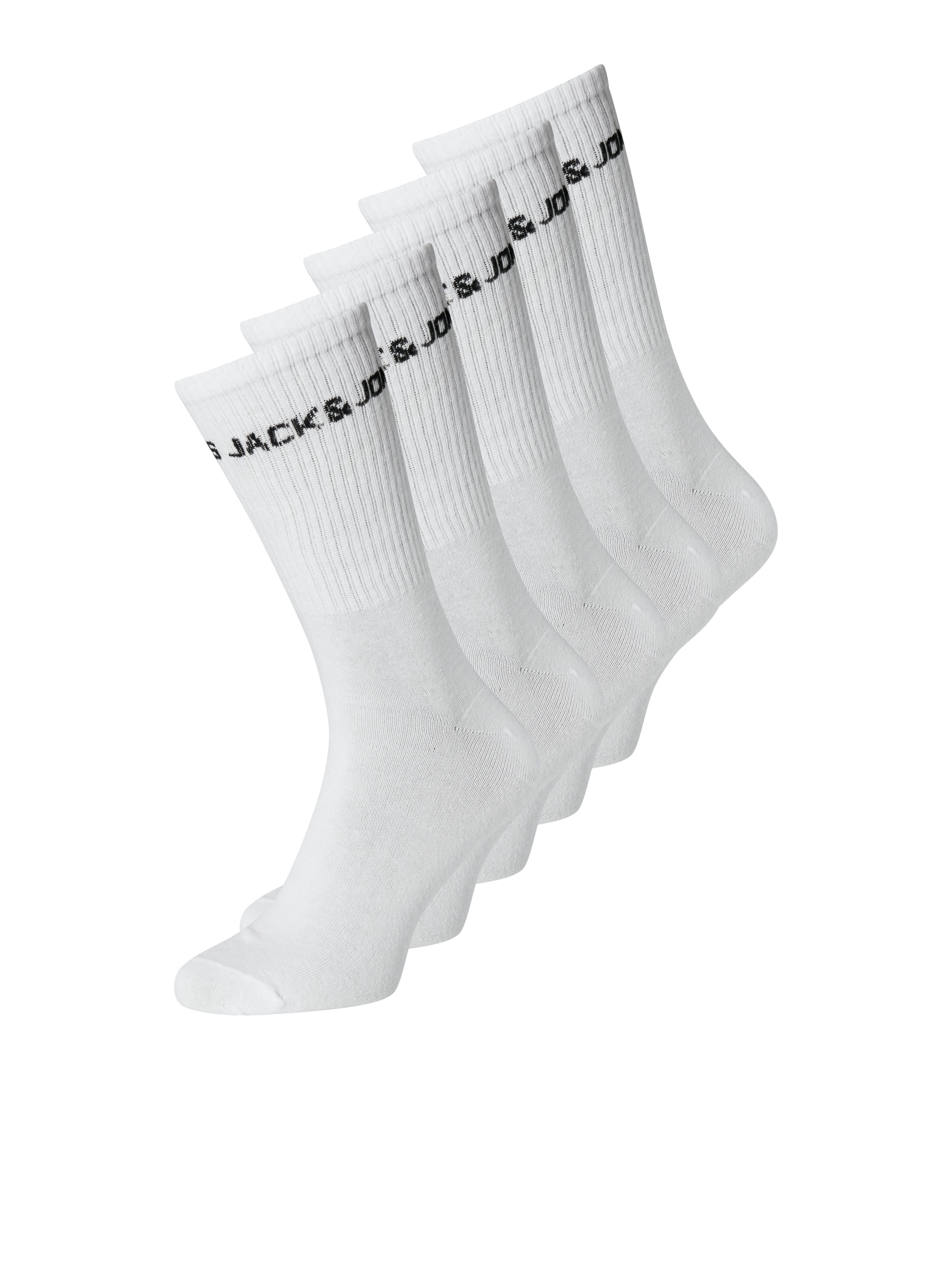 Jack & Jones PlusSize Tennissocken JACBASIC LOGO TENNIS SOCK 5 PAC PLS NOOS günstig online kaufen