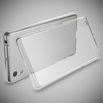 Nalia Smartphone-Hülle Sony Xperia X, Klare Silikon Hülle / Extrem Transparent / Durchsichtig / Anti-Gelb