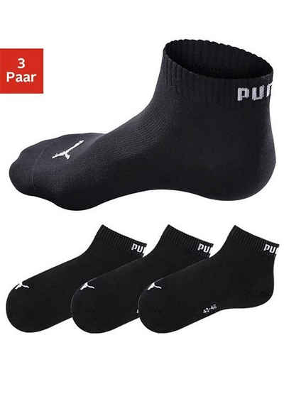 PUMA Короткие носки (3-Paar) mit Rippbündchen