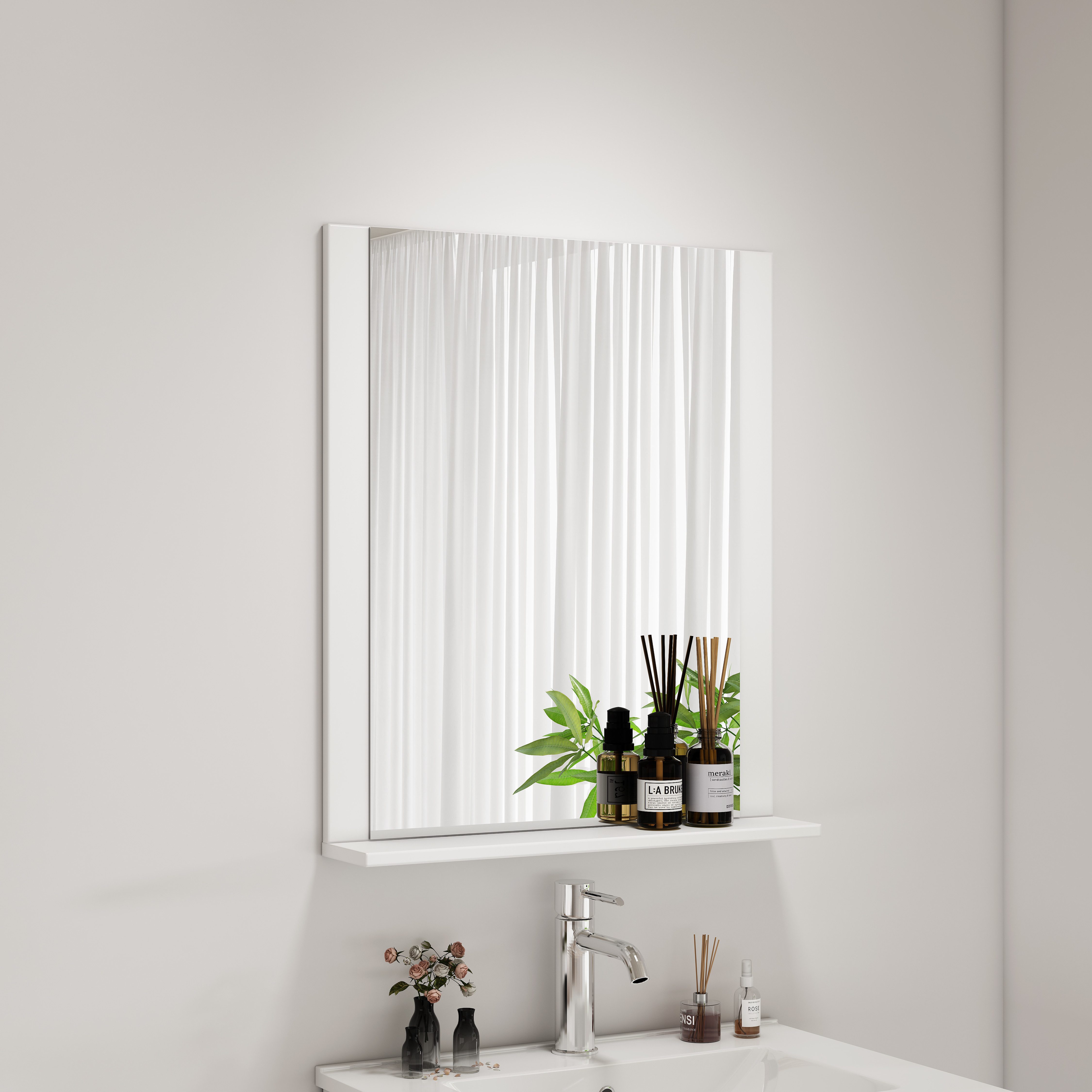 welltime Badspiegel AMSTERDAM, in zwei Breiten 60cm, 80cm mit praktischer A günstig online kaufen