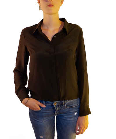 Posh Gear Seidenbluse Damen Bluse Camicina