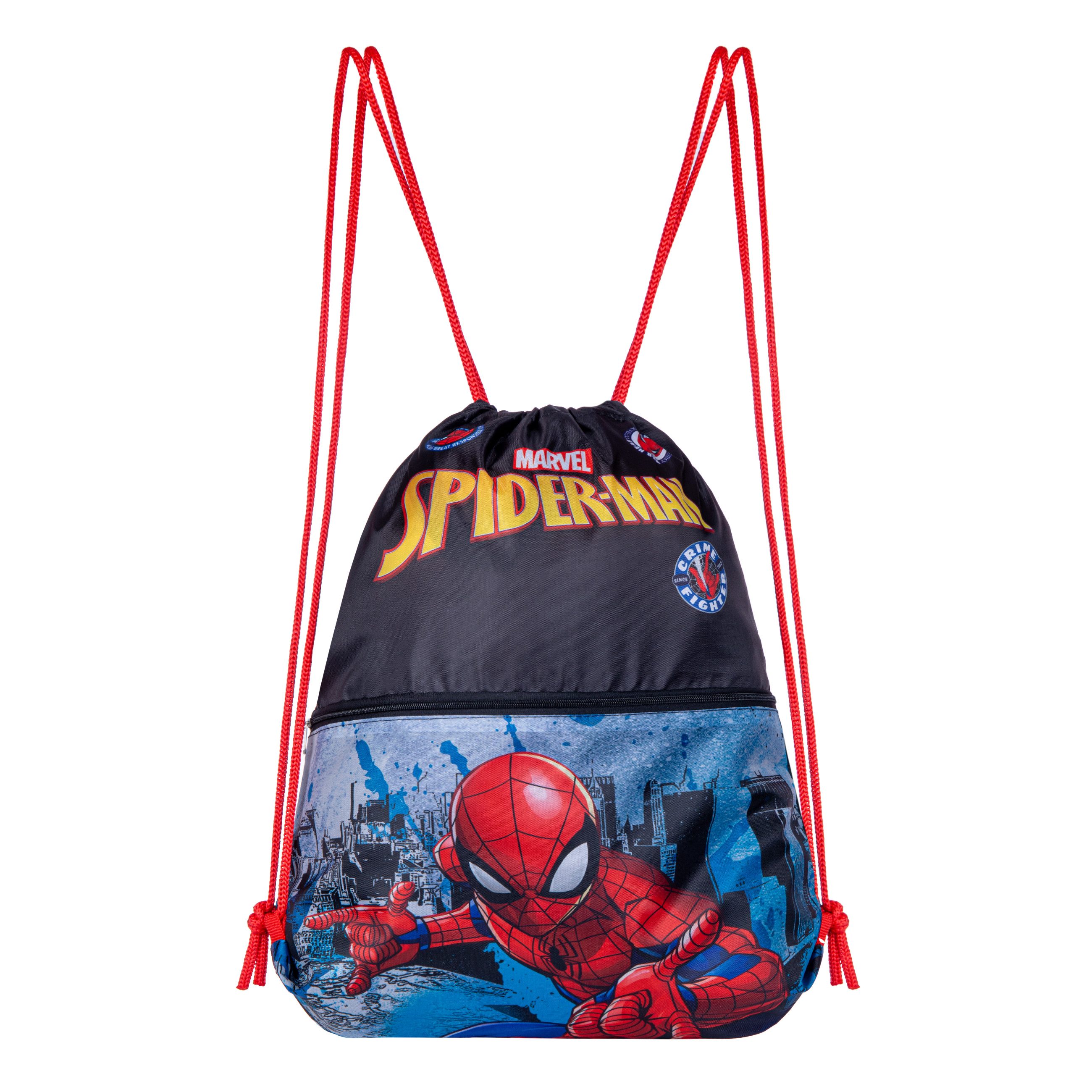 Spiderman Turnbeutel Spiderman Turnbeutel, Schwimmbeutel, zusätzliches Staufach