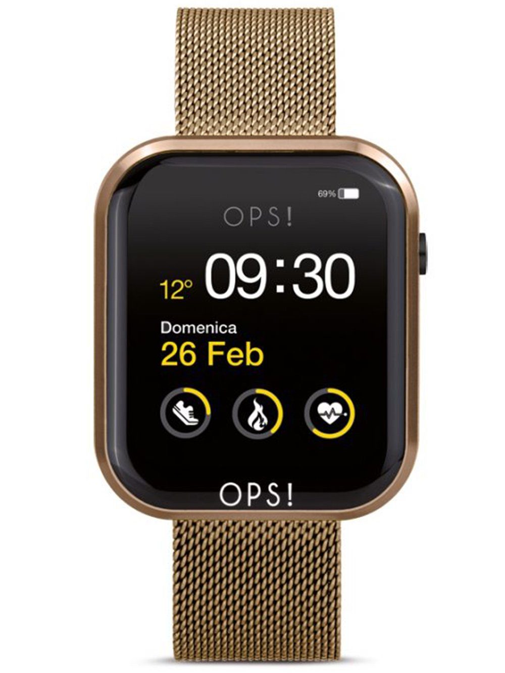 OPS! OBJECTS Quarzuhr OPS!SMART OPSSW-16 Call Unisex Uhr Smartwatch 38mm OPS!SMART OPSSW-16 Call Unisex Uhr Smartwatch 38mm
