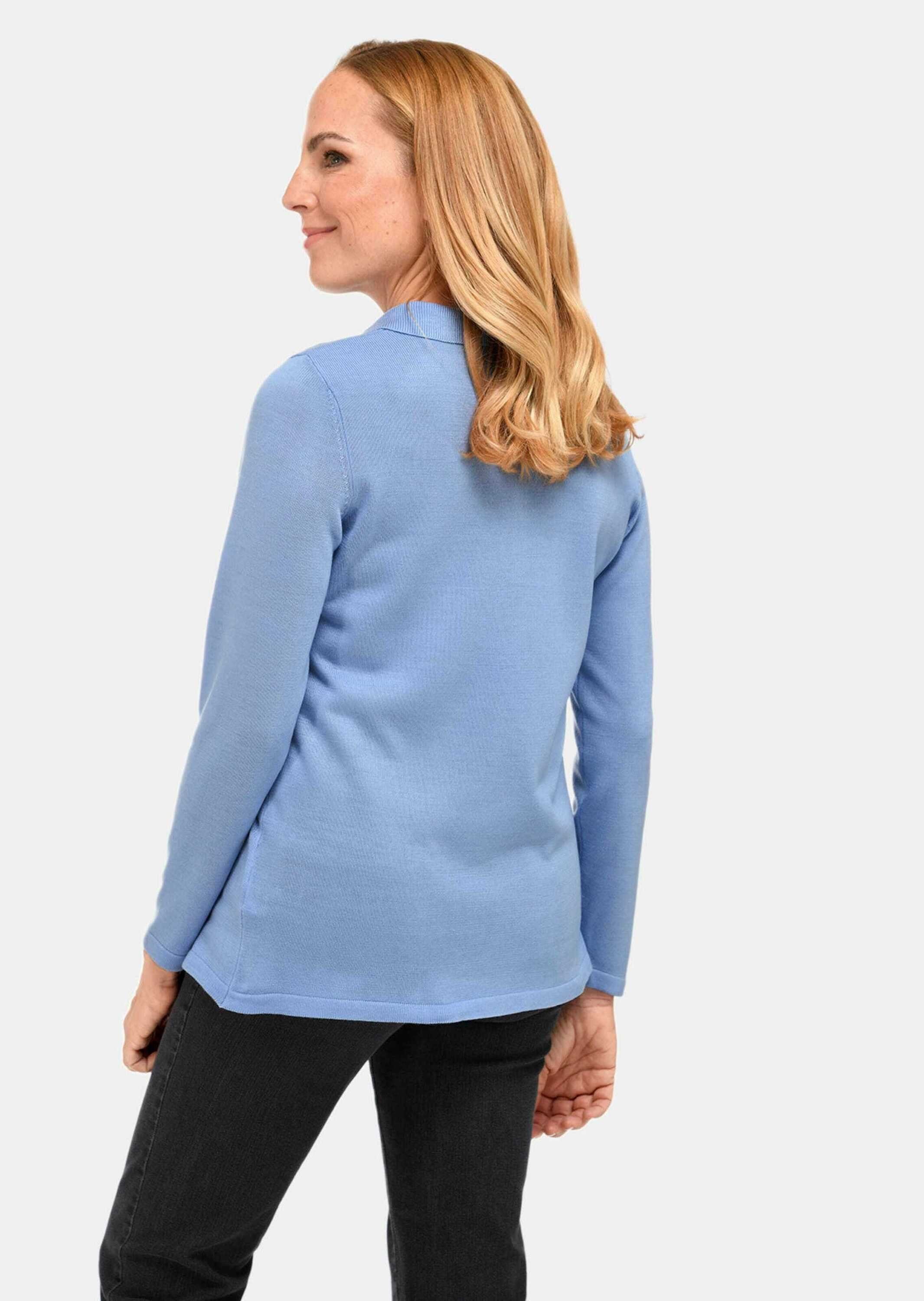 GOLDNER Strickpullover Unkomplizierter Pullover mit Polokragen günstig online kaufen