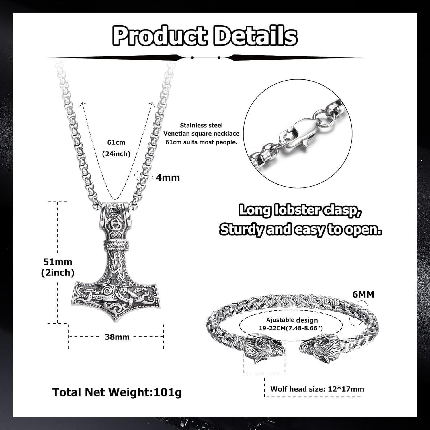 LuxusKollektion Ketten und Armband Set Thors günstig online kaufen