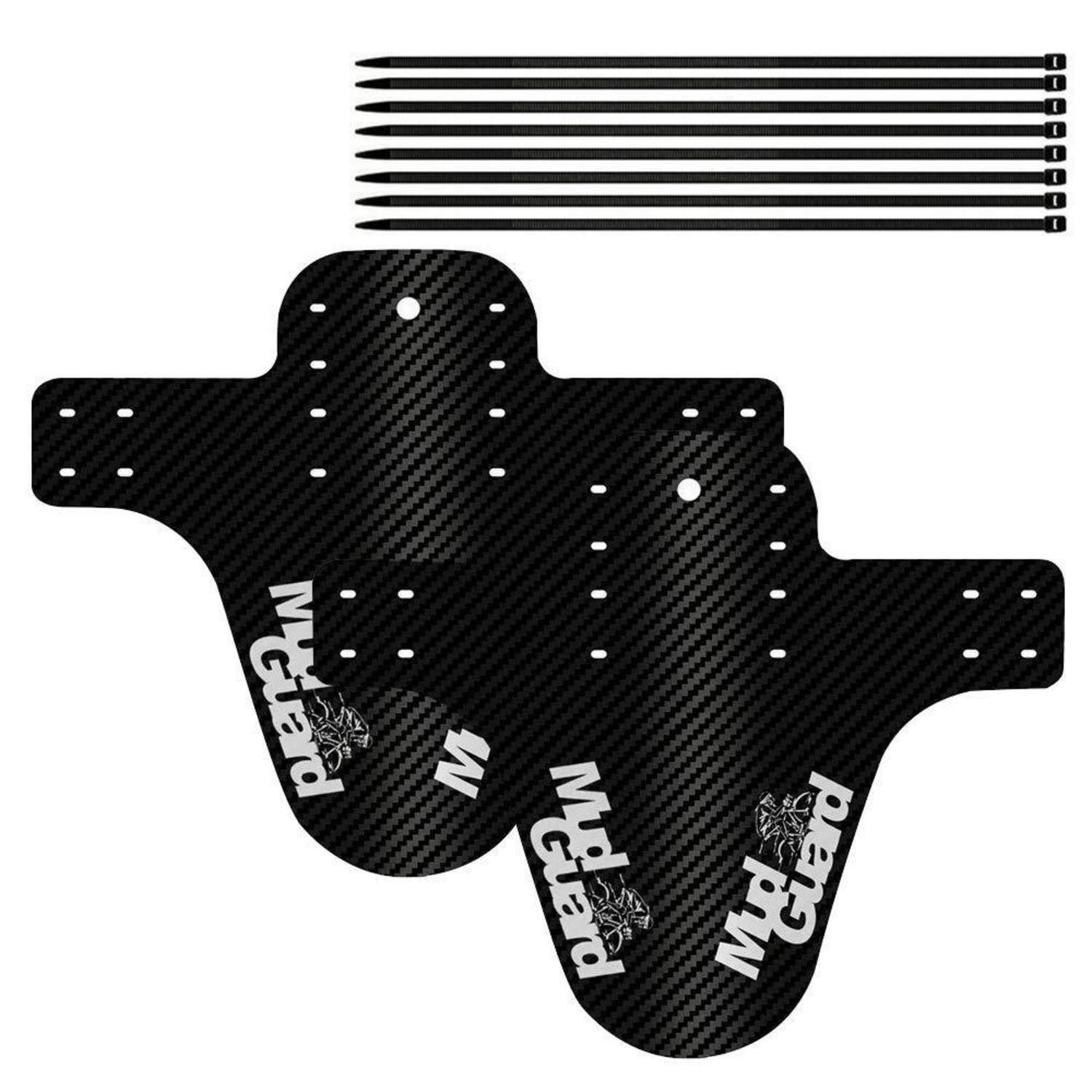 LuxusKollektion Schutzblech Schutzbleche Mountainbike 2-teilig 8 Kabelbinder