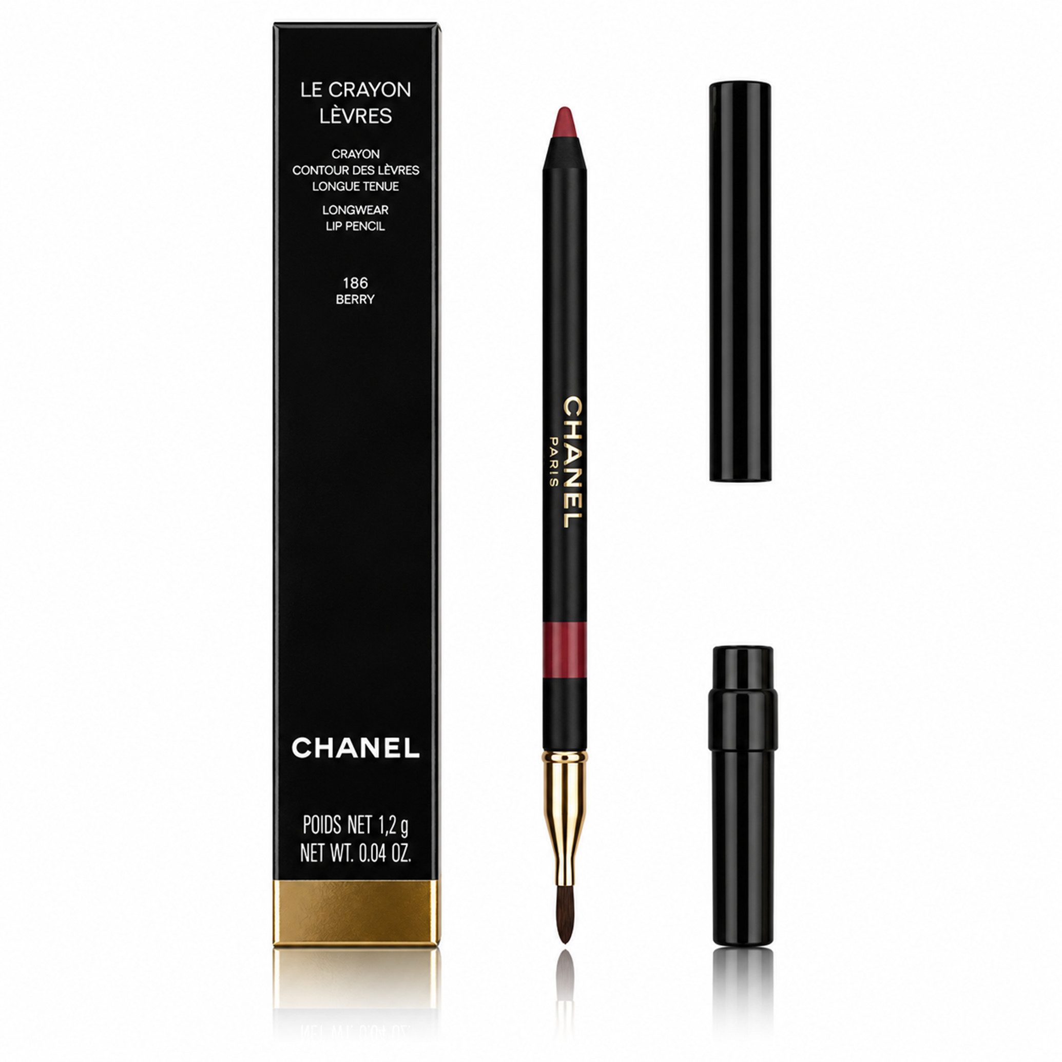 CHANEL Lipliner Chanel Le Crayon Lèvres Longwear 186 Berry Pencil Lip Pencil 1,2g