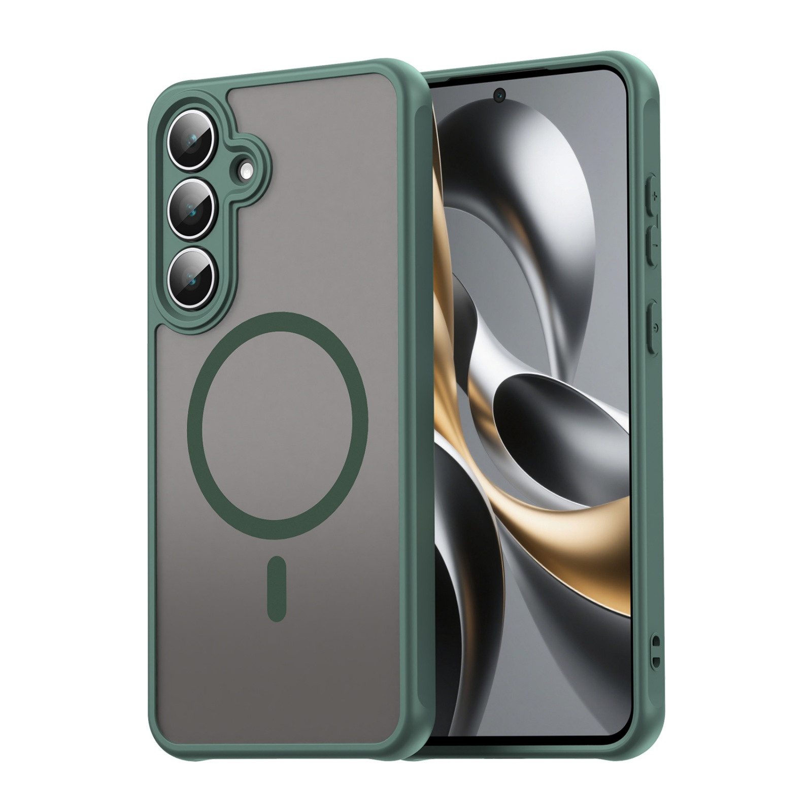 betterfon Handyhülle für Samsung Galaxy Schutzhülle Case, Magnetisches Laden, mattes Design, kratzfest & kabellos kompatibel