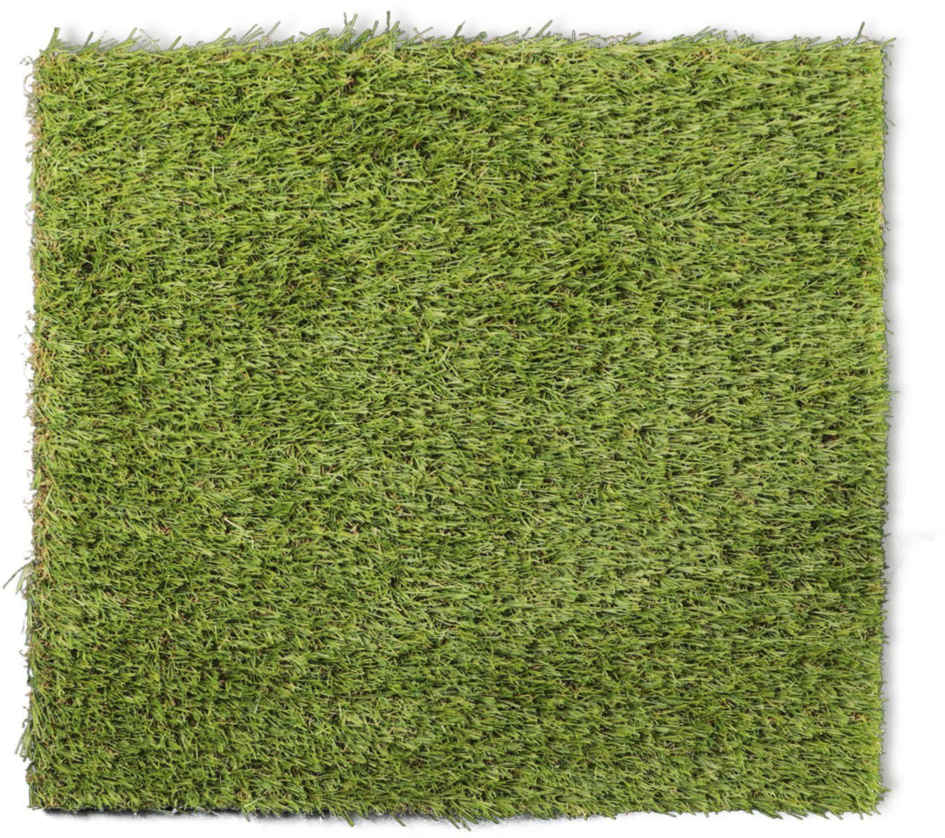Platzset, Primaflor-Ideen Gras-Optik, Textil, in 100x100cm Deko-Matte in Größe (1-St)