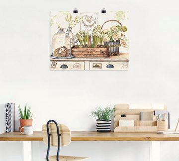 Artland Wandbild Mein Garten, Arrangements (1 St), als Leinwandbild, Poster, Wandaufkleber in verschied. Größen
