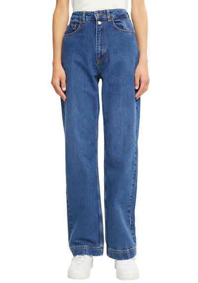 Esprit 5-Pocket-Jeans mit weitem Beinverlauf
