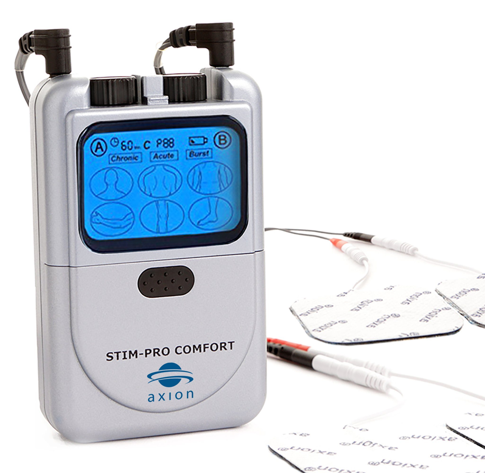 KundenTest & Erfahrungen zu Axion TENSGerät 2 Kanal TENS Gerät STIMPRO COMFORT gegen