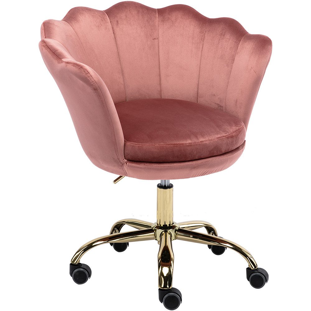 WAHSON OFFICE CHAIRS Loungesessel Bürostuhl Kunstfell Drehstuhl mit Rollen günstig online kaufen