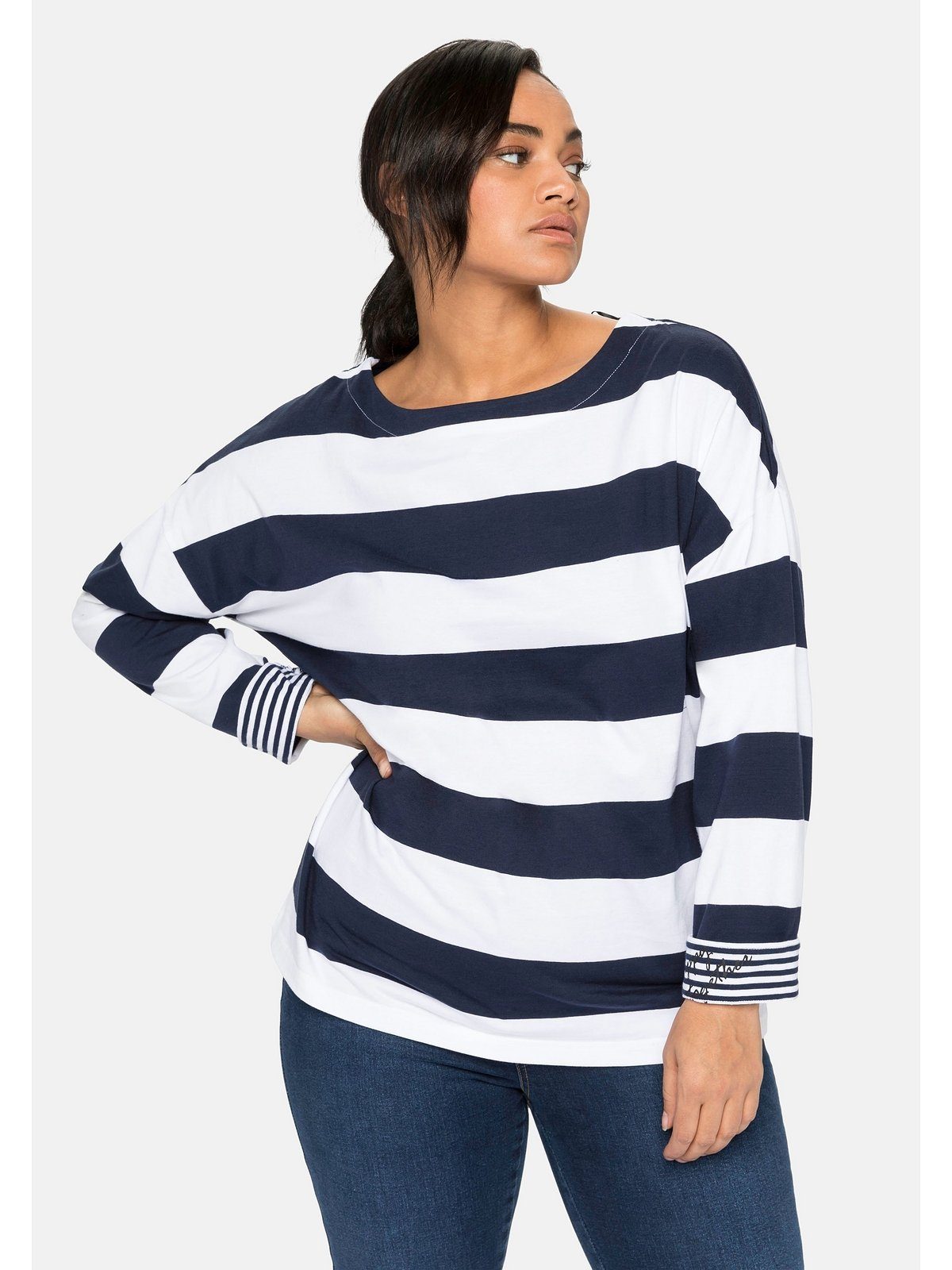 Langarmshirt Große Größen