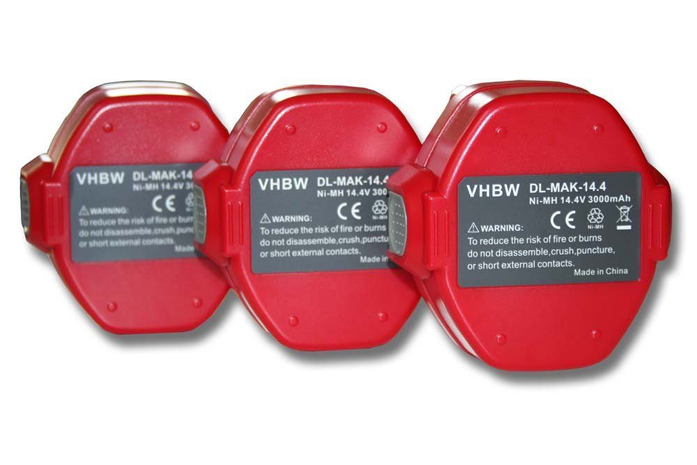 vhbw kompatibel mit Viega Picco, PT3-AH Akku NiMH 3000 mAh (14,4 V)