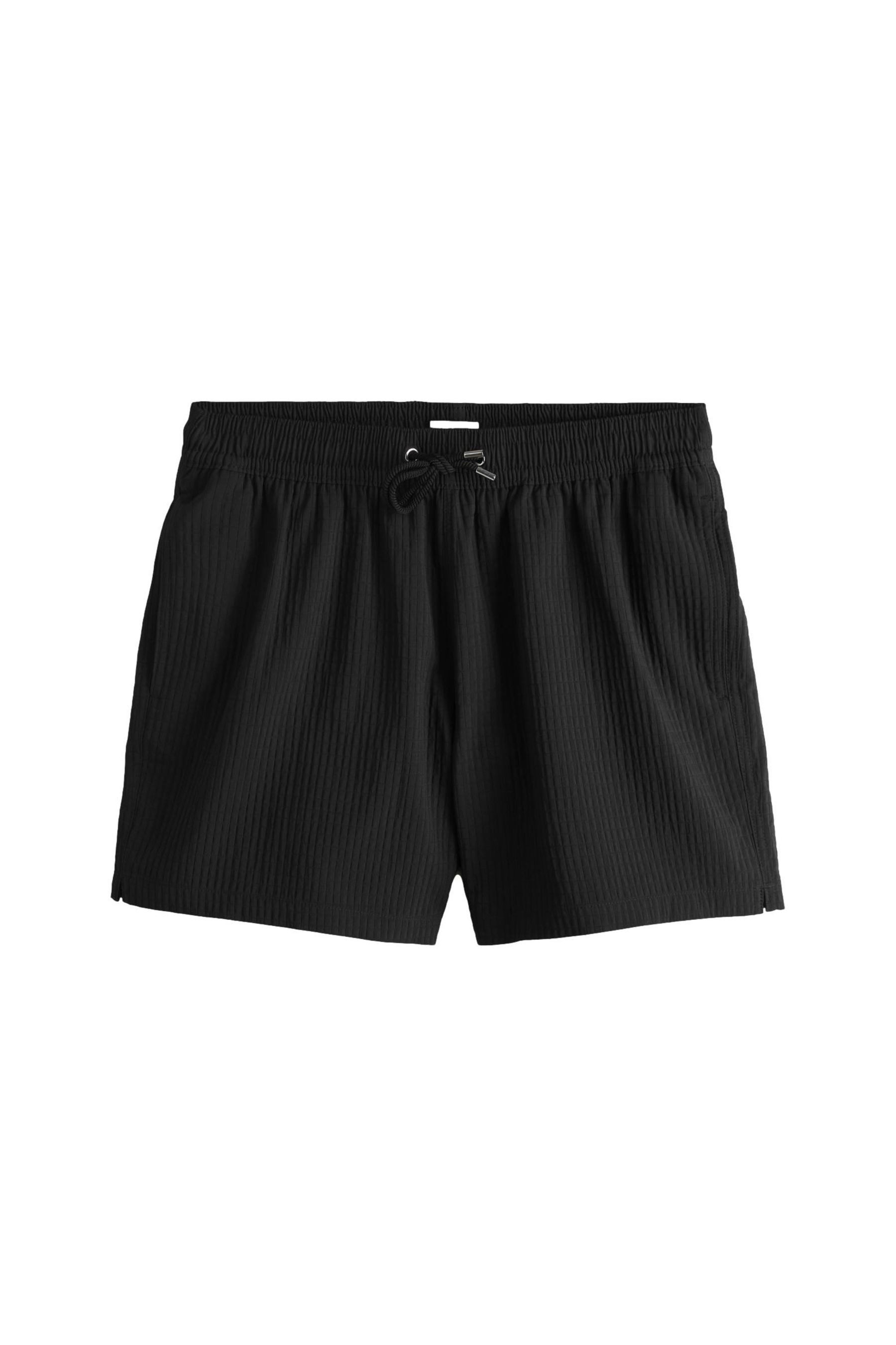 Next Badeshorts Badeshorts mit Waffelstruktur und Stickerei (1-St)