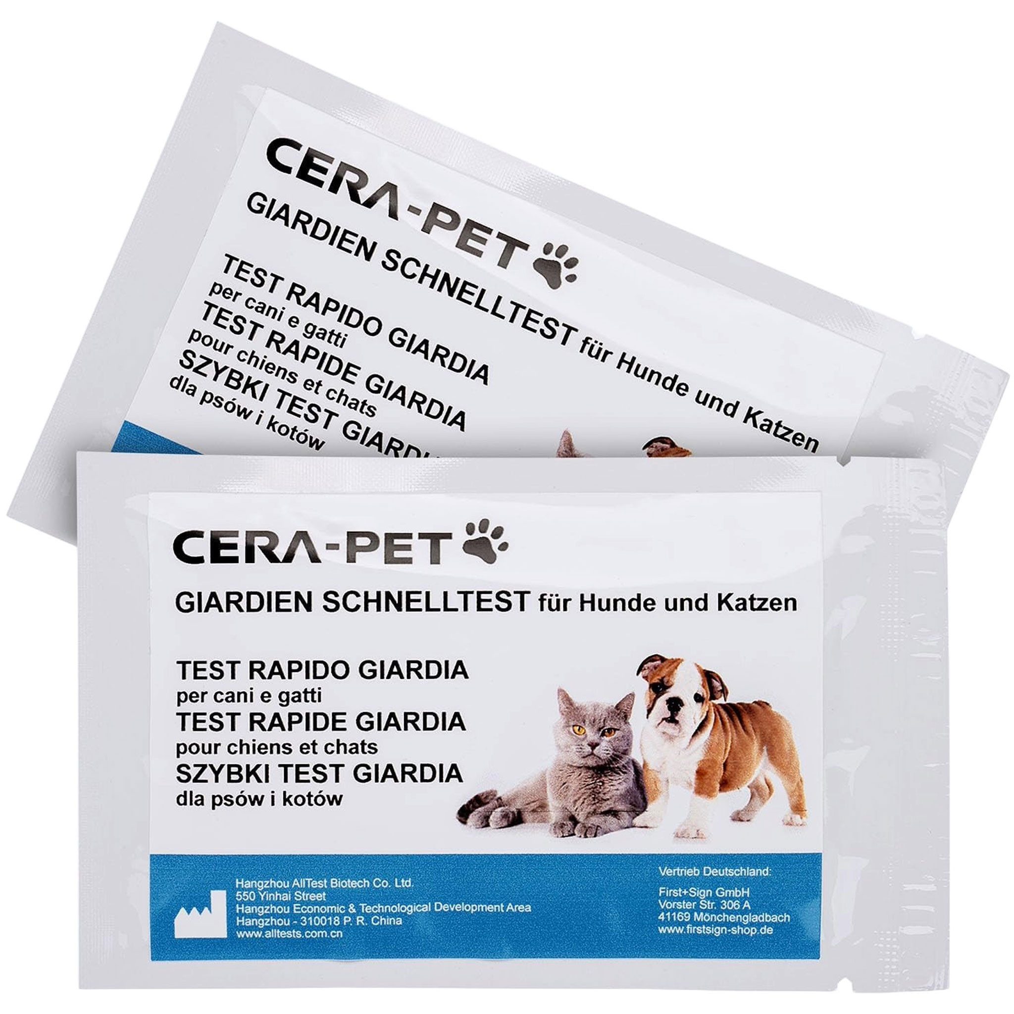 Cera-Pet Darmparasiten-Test Giardien Schnelltest für Hund und Katze, 1-tlg.