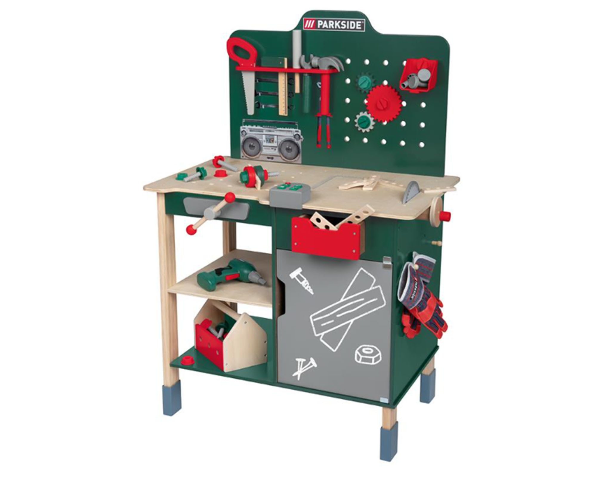 Playtive Spielwerkbank PLAYTIVE Werkbank Kindertisch Holz günstig online kaufen