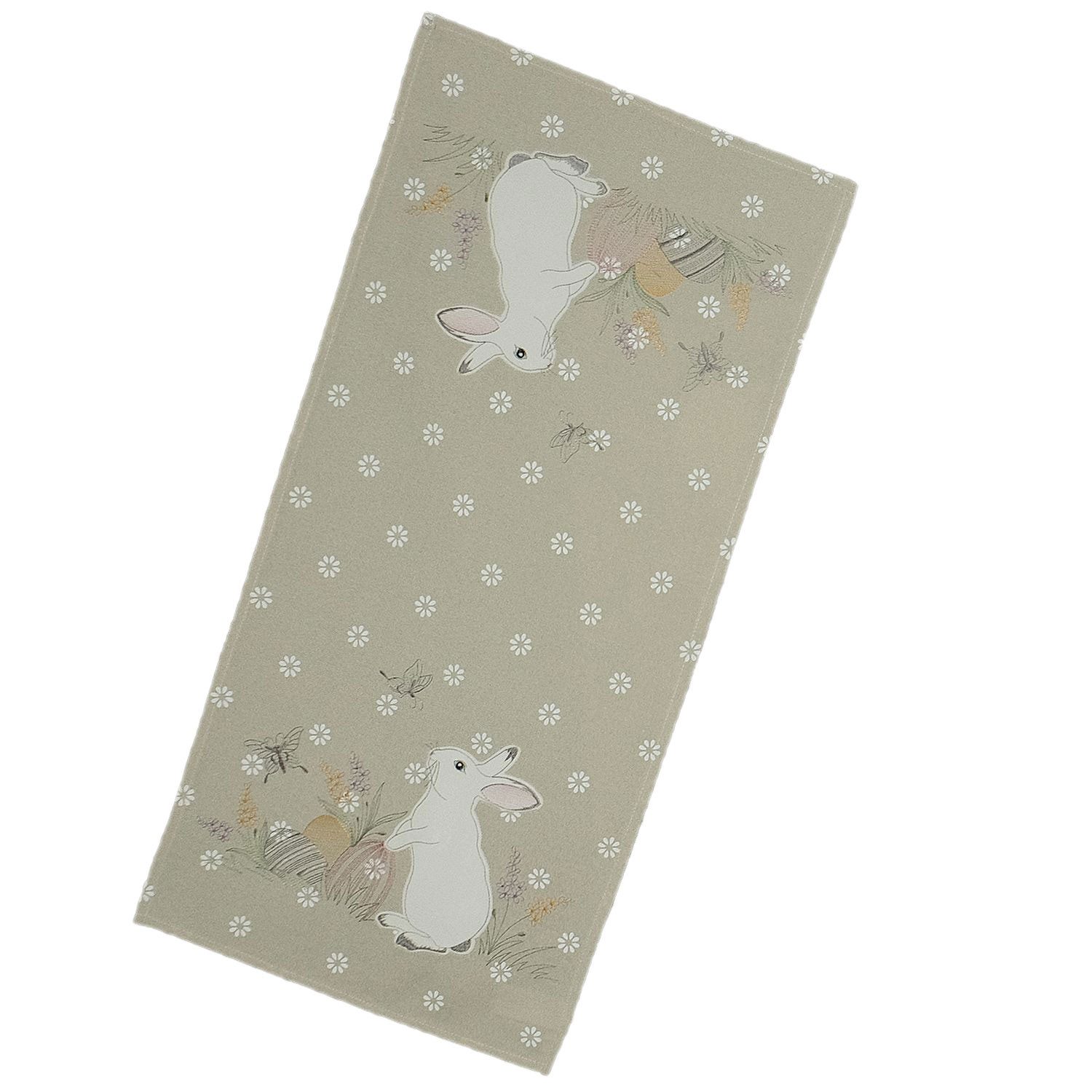 texpot Tischdecke Tischläufer Stickerei Osterhasen Ostern günstig online kaufen