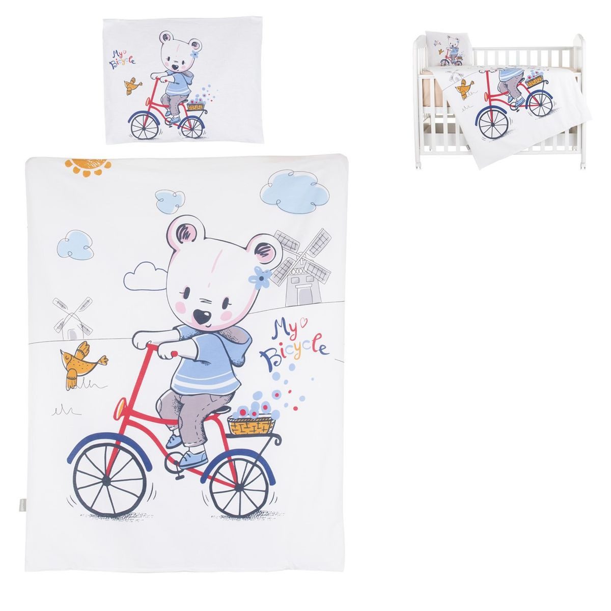Babybettwäsche 5-teiliges Bettwäsche Set