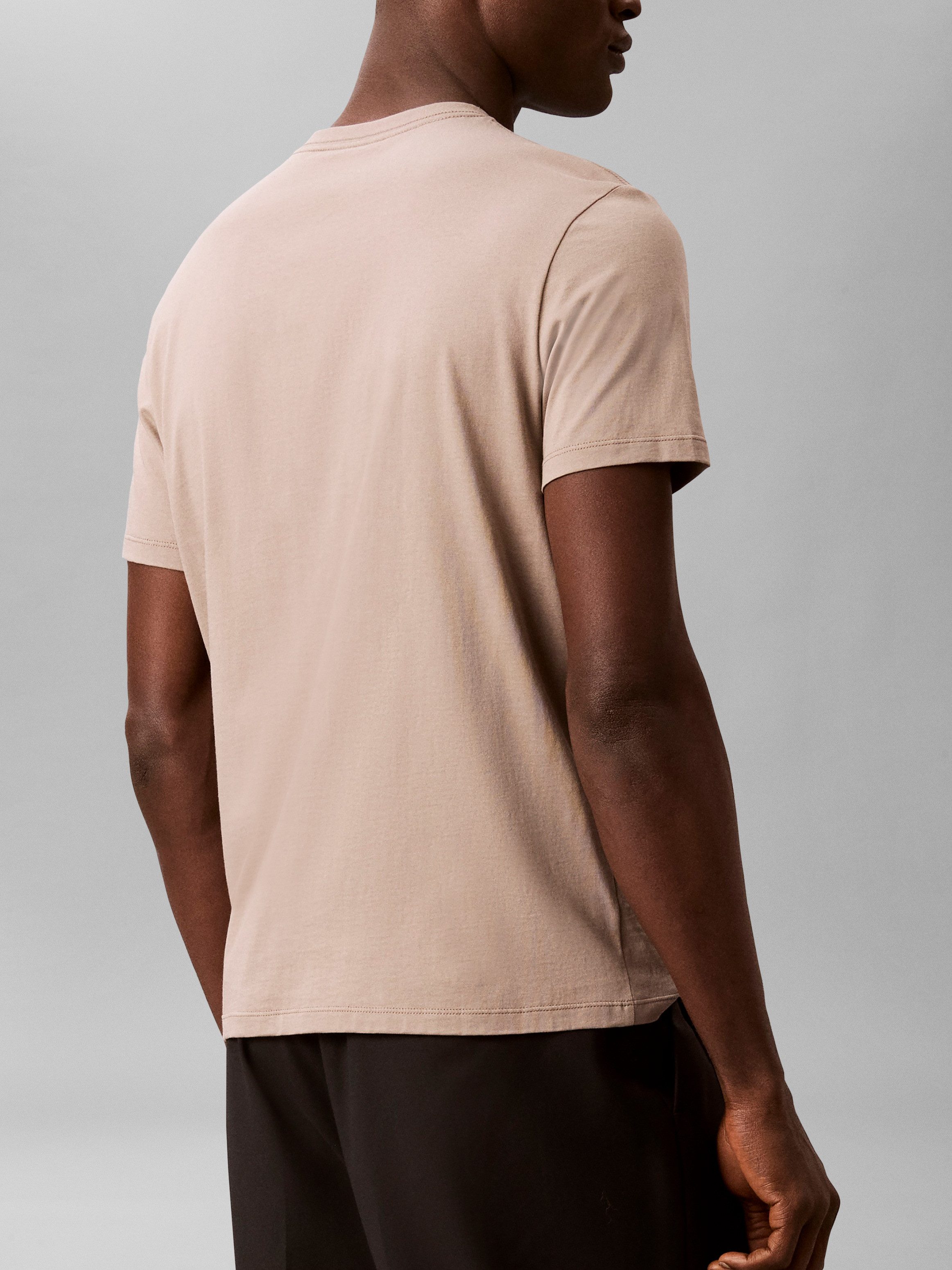 Calvin Klein Jeans T-Shirt Reine Baumwolle, Regular Fit, Glanzdruck – Bild 3 von 5