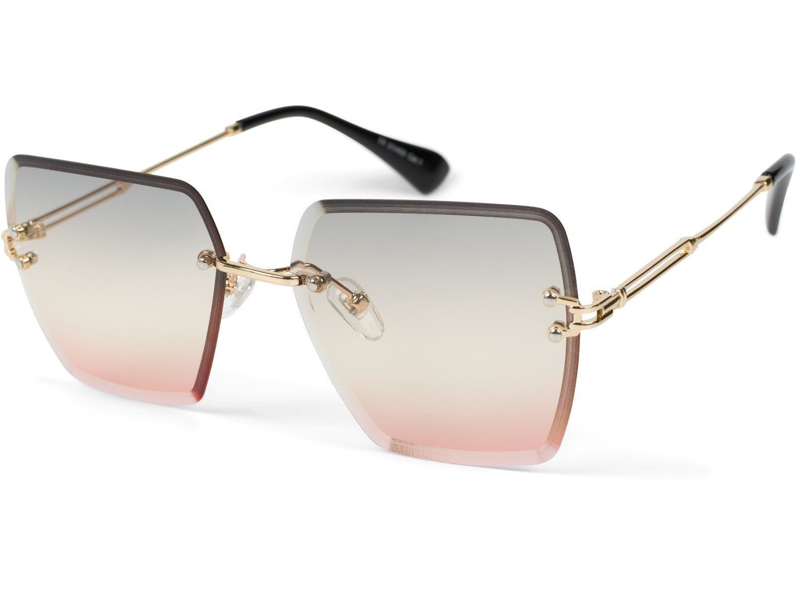 styleBREAKER Sonnenbrille Rahmenlose Rechteckige Sonnenbrille mit Diamant S günstig online kaufen