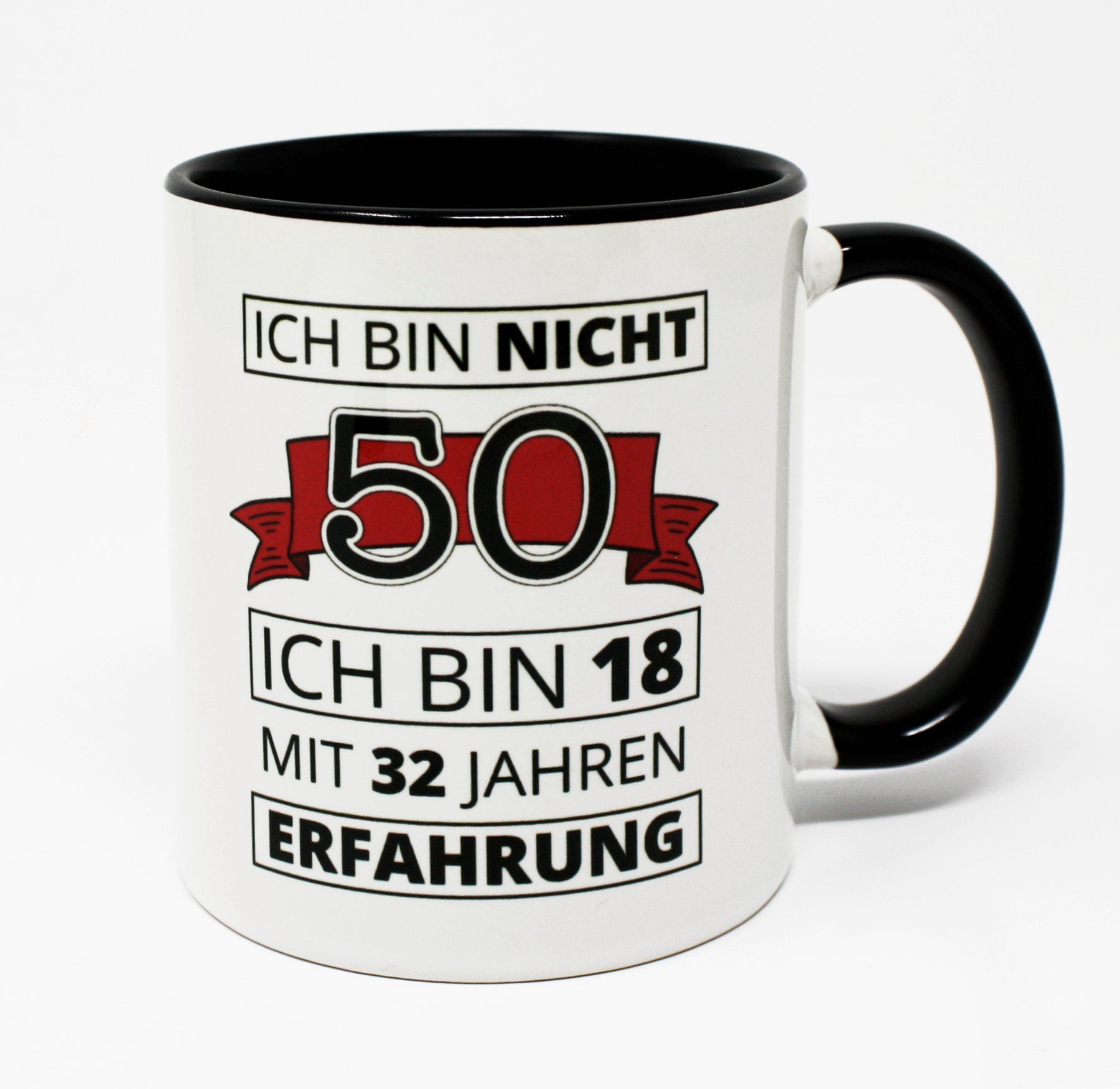 Tasse nicht Ich bin Up Geburtstag 50 50. Close Tasse